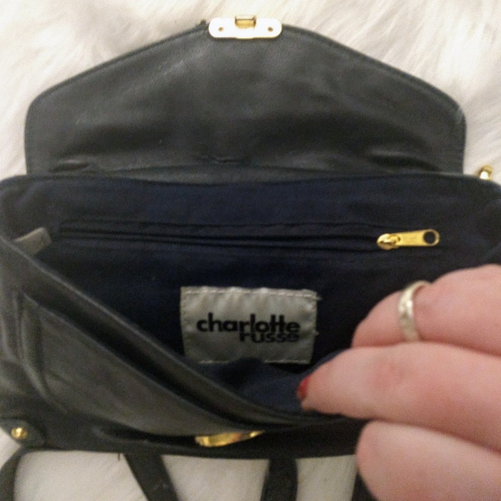 Navy blue crossbody bag - Picture 2 of 2